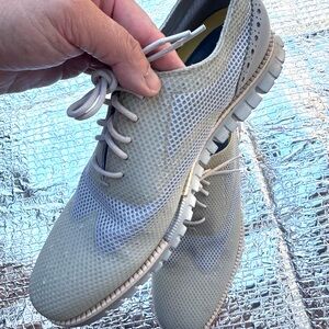 men’s cole haan zerogrand grey oxford nike sole size 10